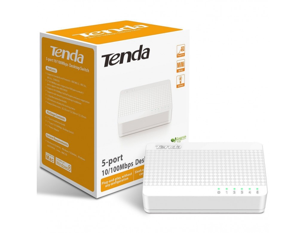 5 port swich tenda